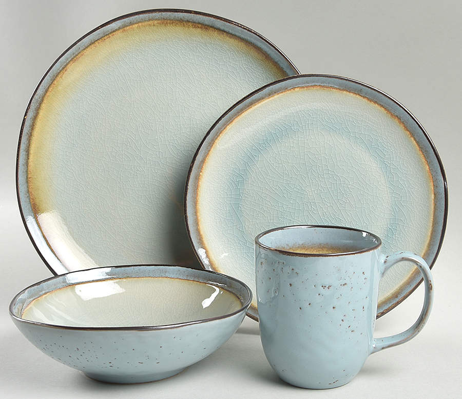Miranda Turquoise 4 Piece Place Setting by Laurie Gates-1