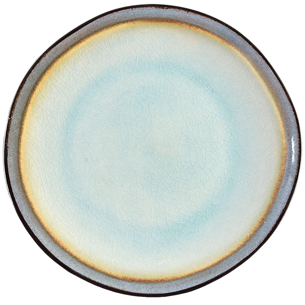 Miranda Turquoise Salad Plate by Laurie Gates-1
