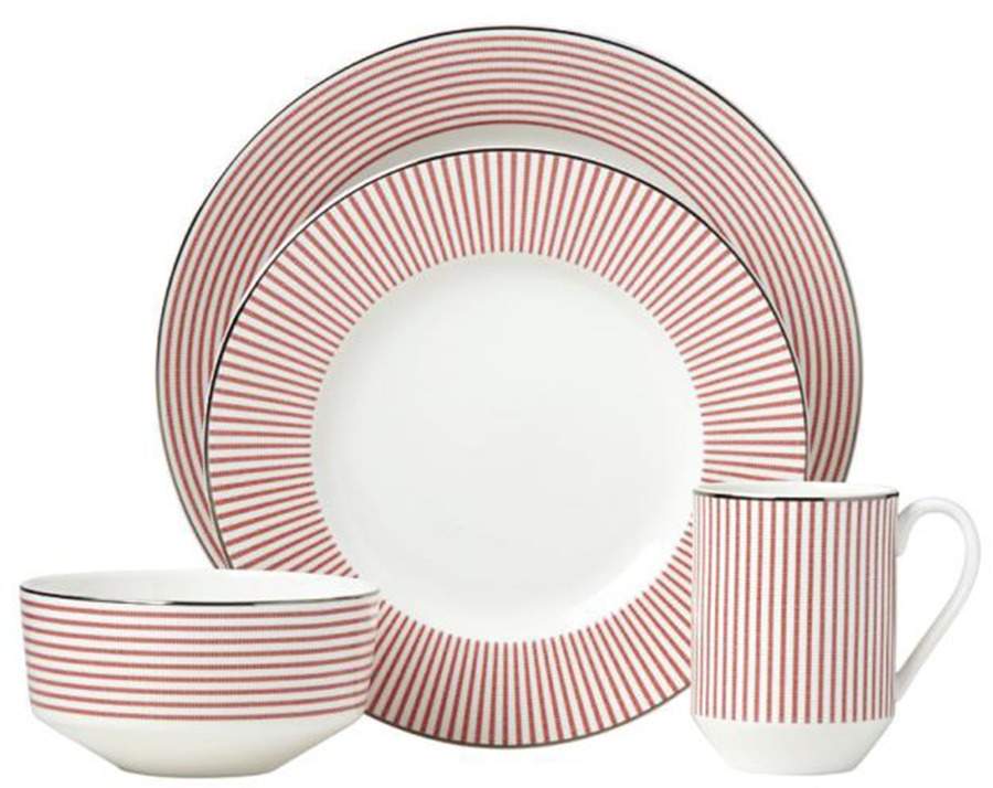 Laurel Street Red Dinner Plate by Lenox-1