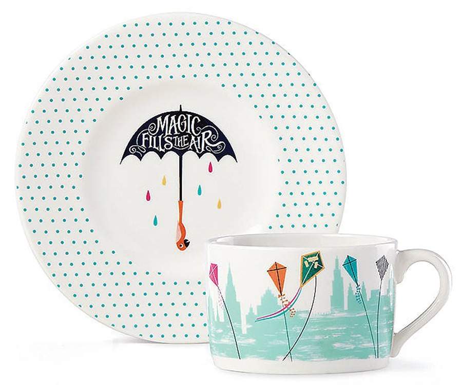 Mary Poppins Flat Cup & Saucer Set by Lenox-1