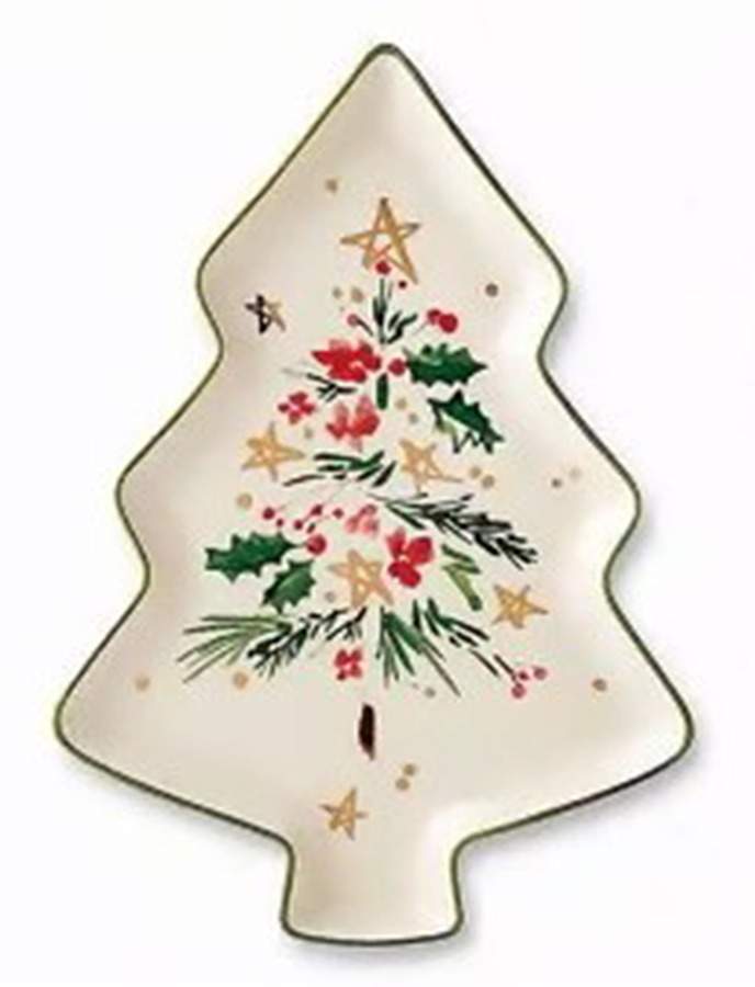 Merry and Pine Figural Cookie Platter by Lenox-1