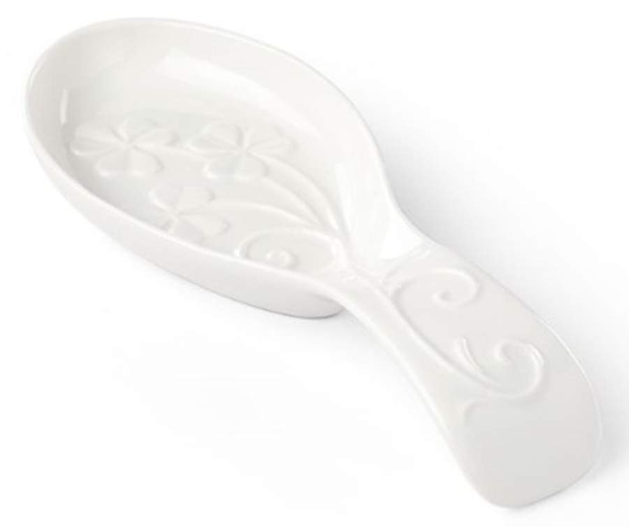 Irish Carved Spoon Rest/Holder (Holds 1 Spoon) by Lenox-1