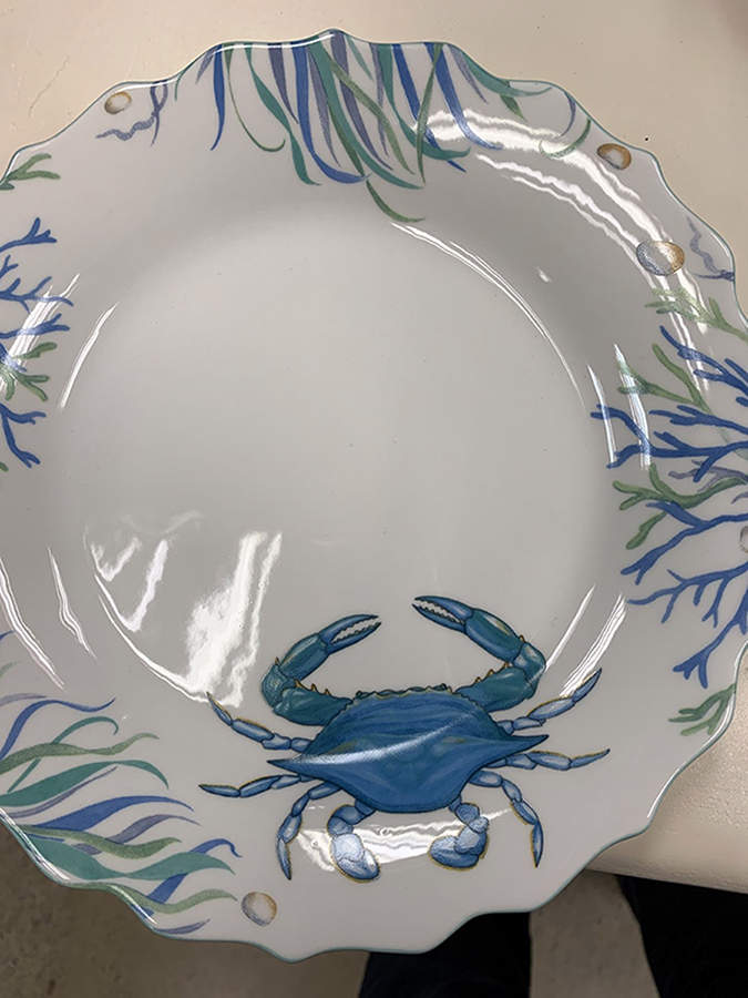 Our Family Seashore Dessert/Pie Plate by Lenox-1