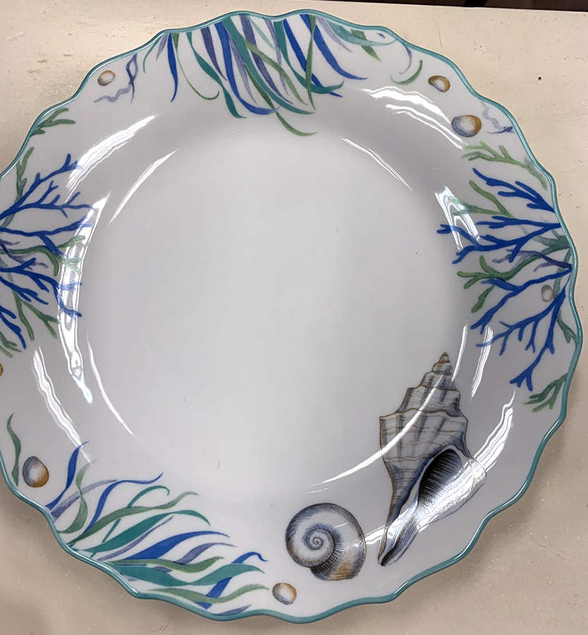 Our Family Seashore Dessert/Pie Plate by Lenox-1