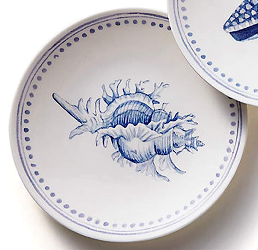 Every Seashell Tells a Story Melamine Tidbit Plate by Lenox-1