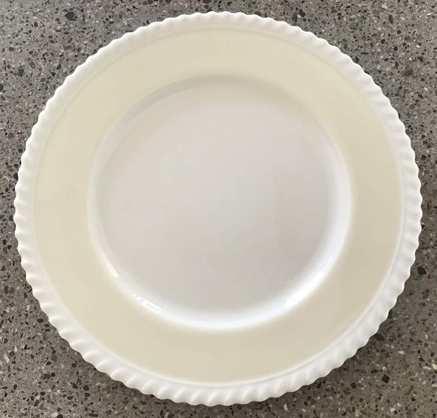 Gadroon Cream Rim Dinner Plate by Lenox-1
