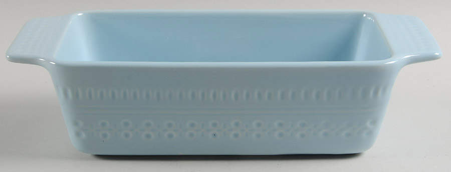 Willow Drive Blue Loaf Pan by Lenox-1