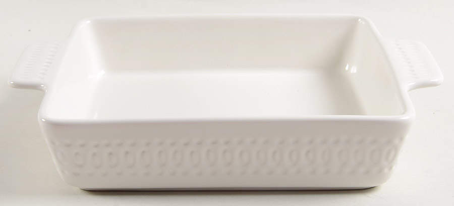 Willow Drive Cream 8" Square Baker by Lenox-1