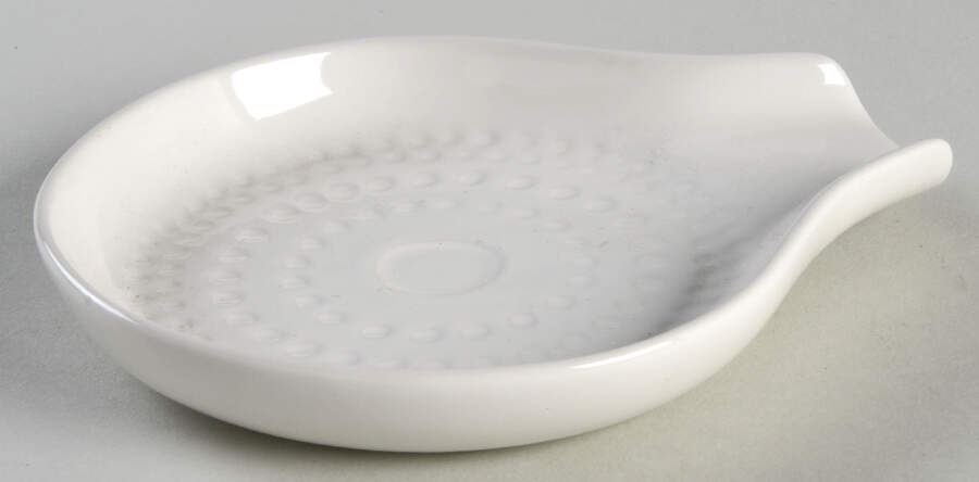 Willow Drive Cream Spoon Rest/Holder (Holds 1 Spoon) by Lenox-1