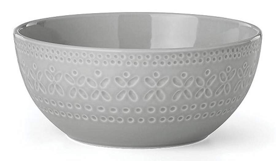 Willow Drive Grey 8" Round Serving Bowl by Lenox-1