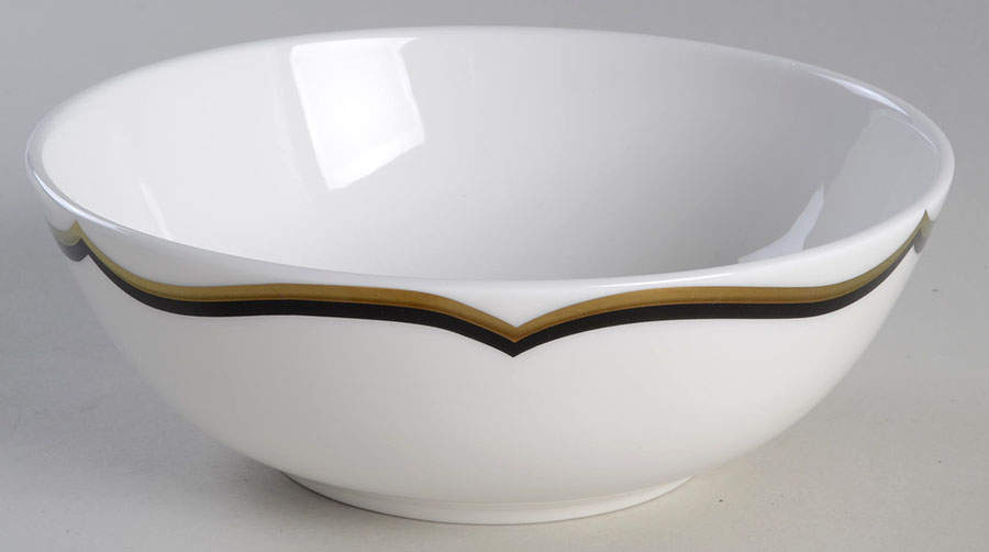 Contempo Luxe Black Soup/Cereal Bowl by Lenox-1