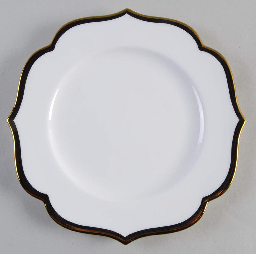 Contempo Luxe Black Luncheon/Salad Plate by Lenox-1