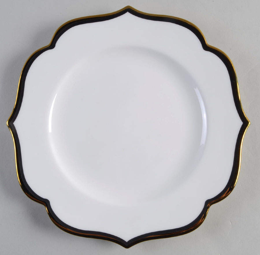Contempo Luxe Black Luncheon/Salad Plate by Lenox-1