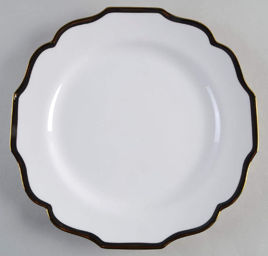 Contempo Luxe Black Dinner Plate by Lenox-1