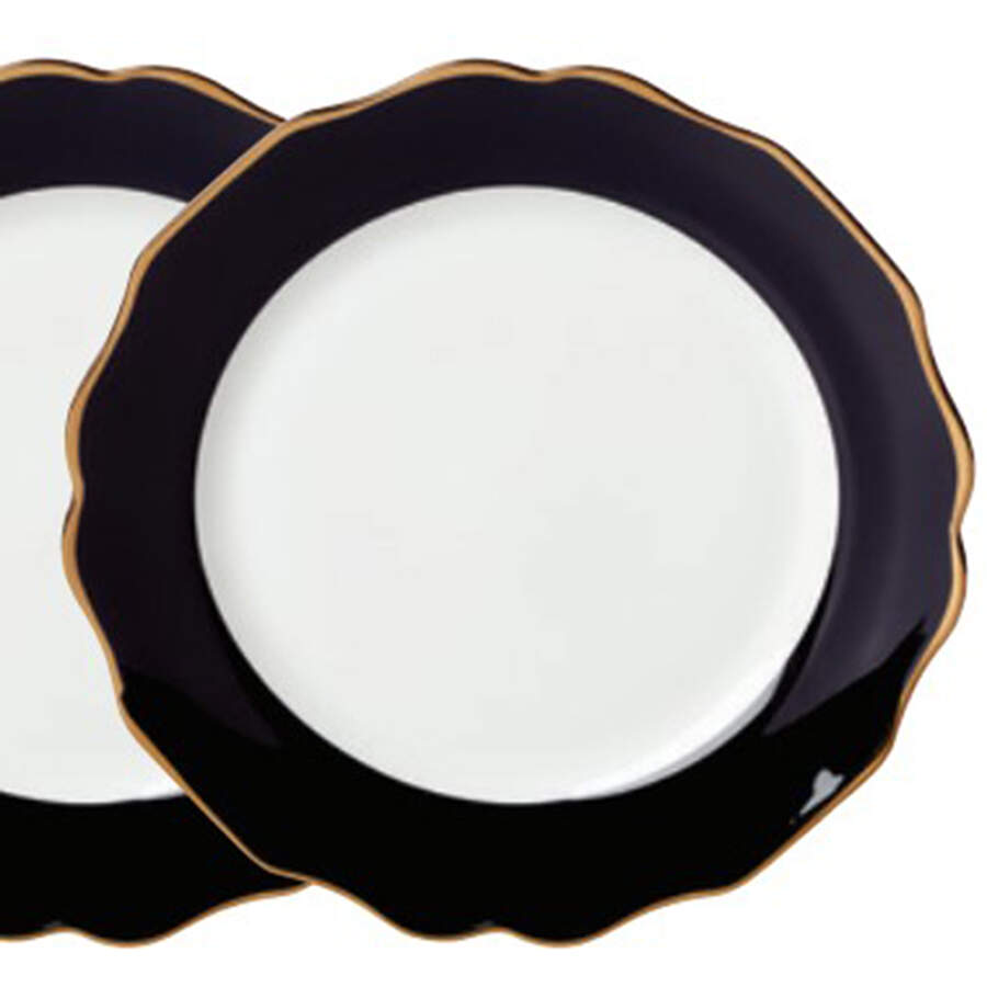 Contempo Luxe Black Dinner Plate by Lenox-1