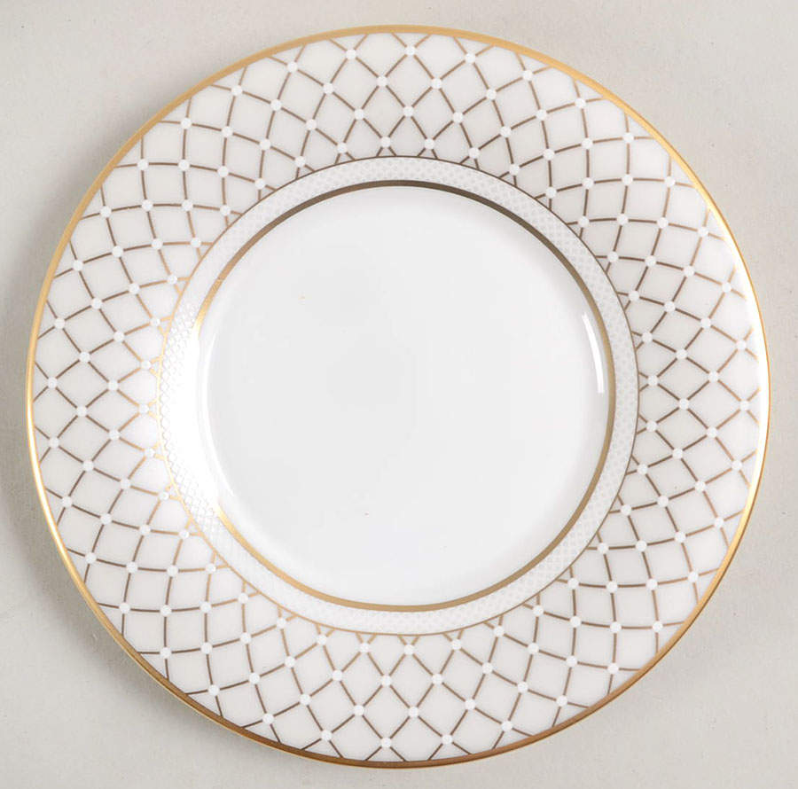 Venetian Lace Gold Saucer for Flat Cup by Lenox-1