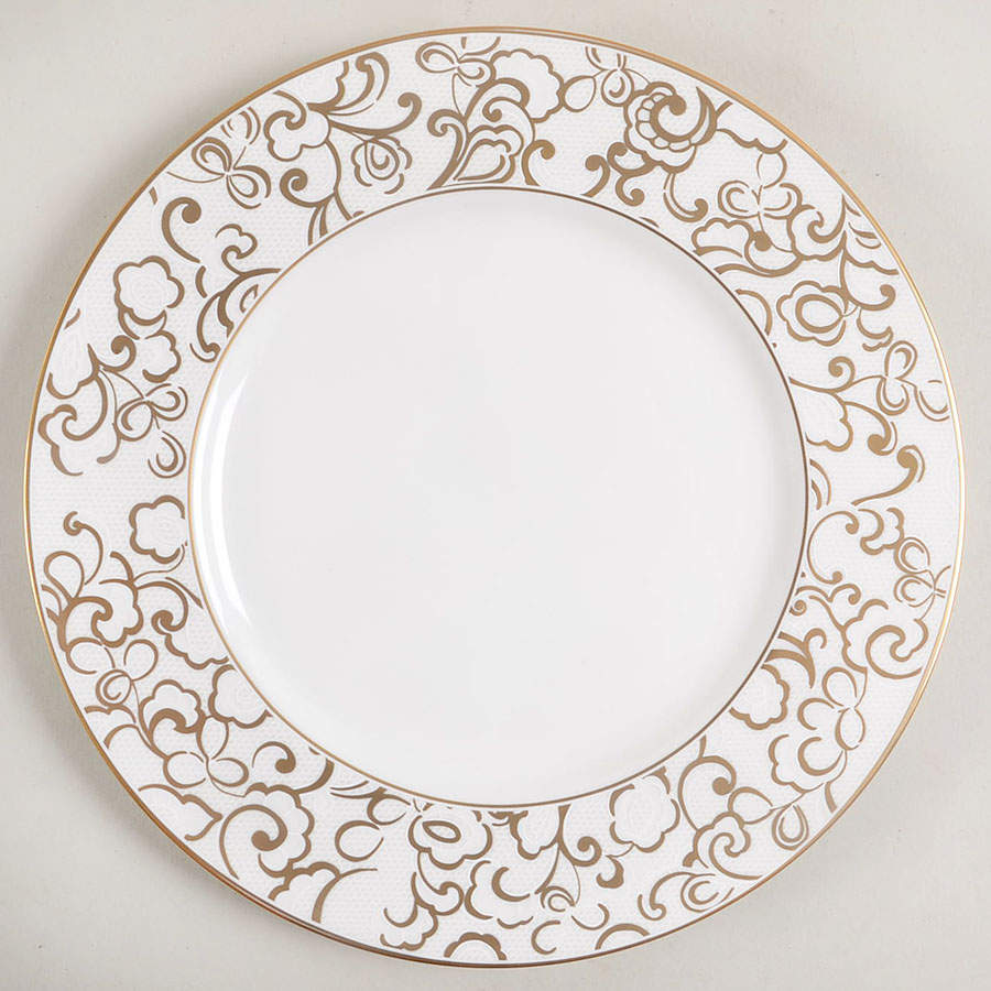Venetian Lace Gold Accent Luncheon Plate by Lenox-1