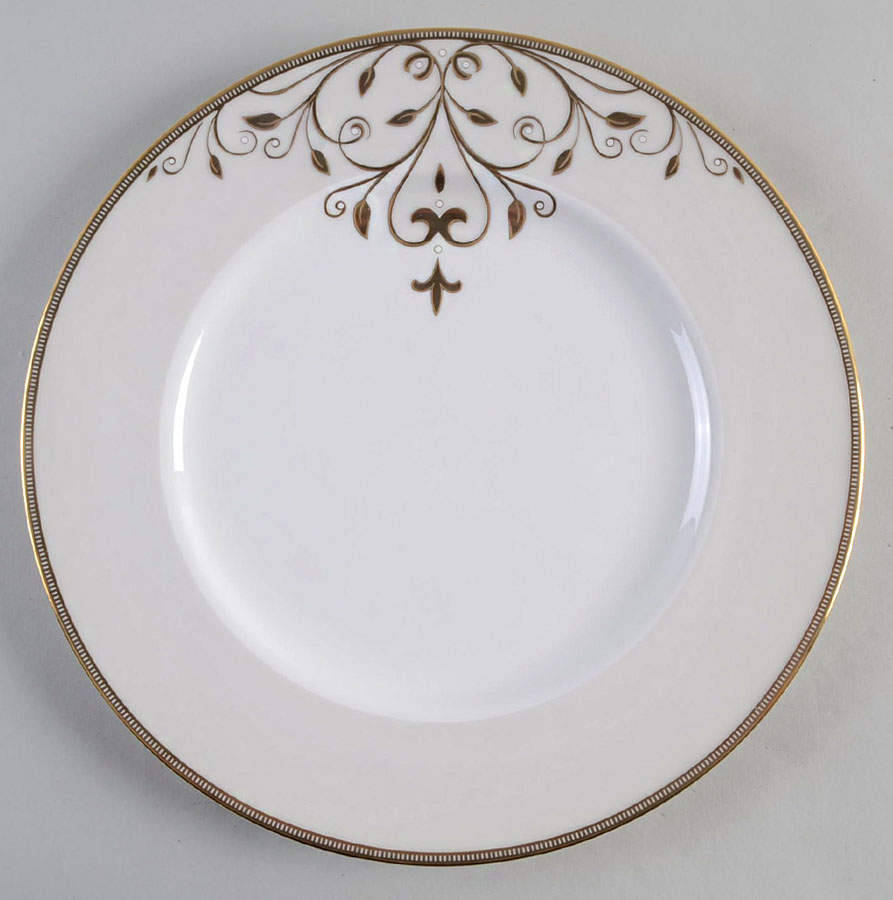 Opal Innocence Scroll Gold Accent Luncheon Plate by Lenox-1
