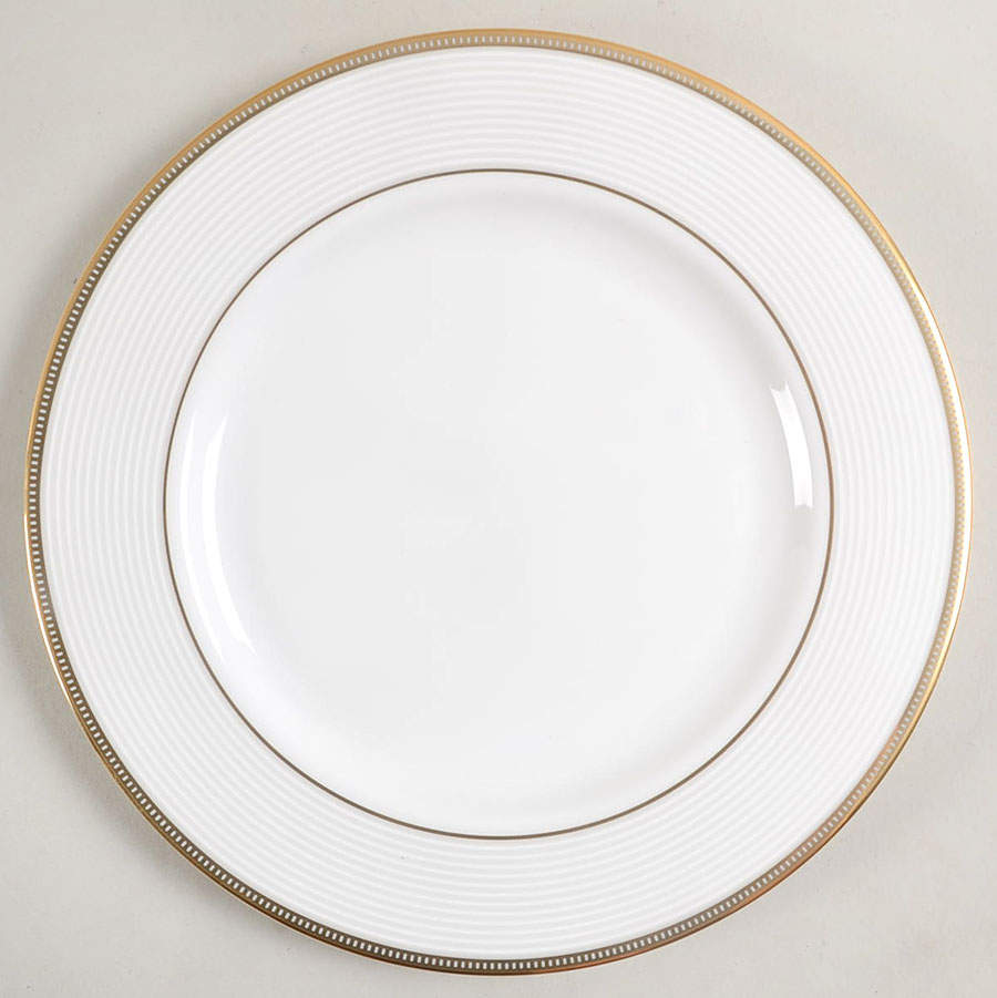 Opal Innocence Stripe Gold Salad Plate by Lenox-1