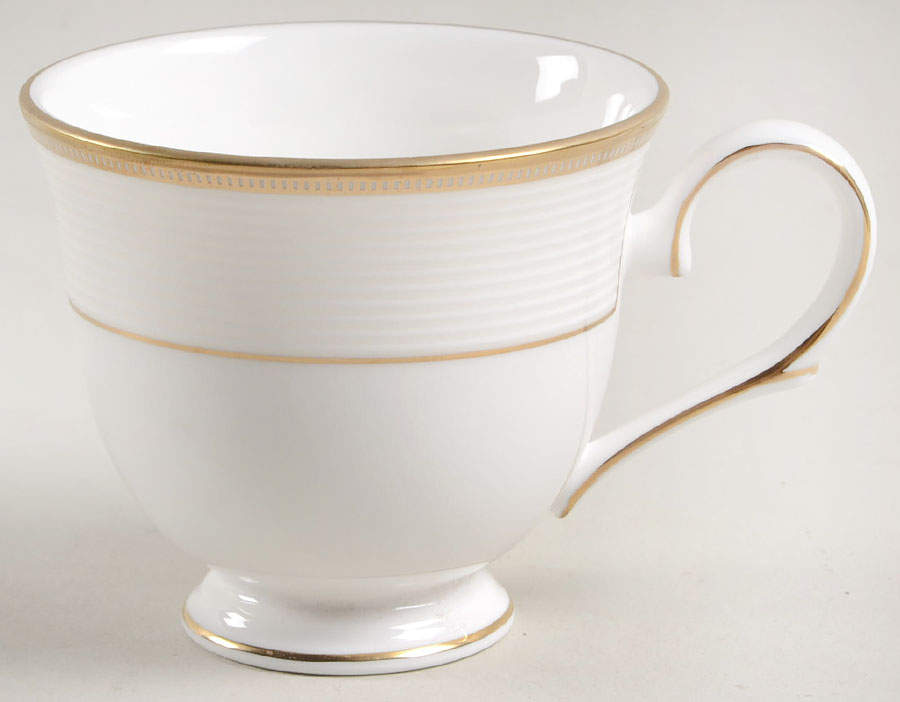 Opal Innocence Stripe Gold Footed Cup by Lenox-1