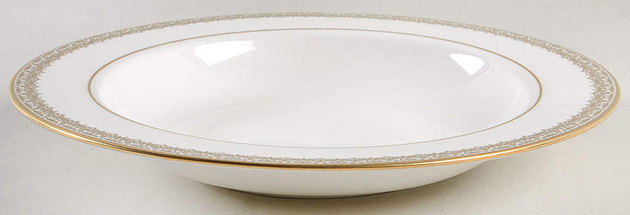 Lace Couture Gold 9" Soup/Pasta Bowl by Lenox-1