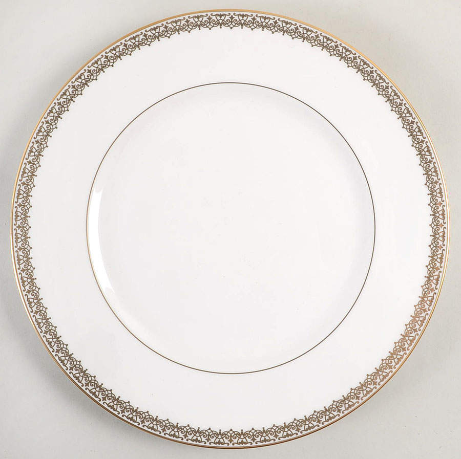 Lace Couture Gold Dinner Plate by Lenox-1