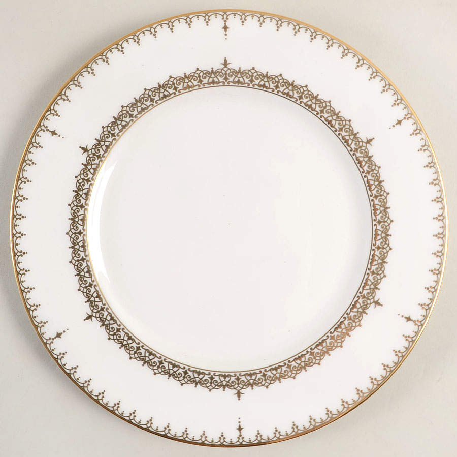 Lace Couture Gold Accent Luncheon Plate by Lenox-1