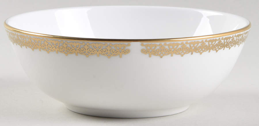 Lace Couture Gold Soup/Cereal Bowl by Lenox-1