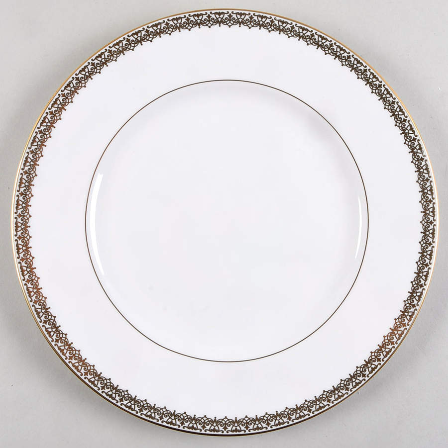 Lace Couture Gold Dinner Plate by Lenox-1