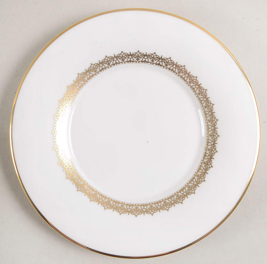 Lace Couture Gold Saucer by Lenox-1