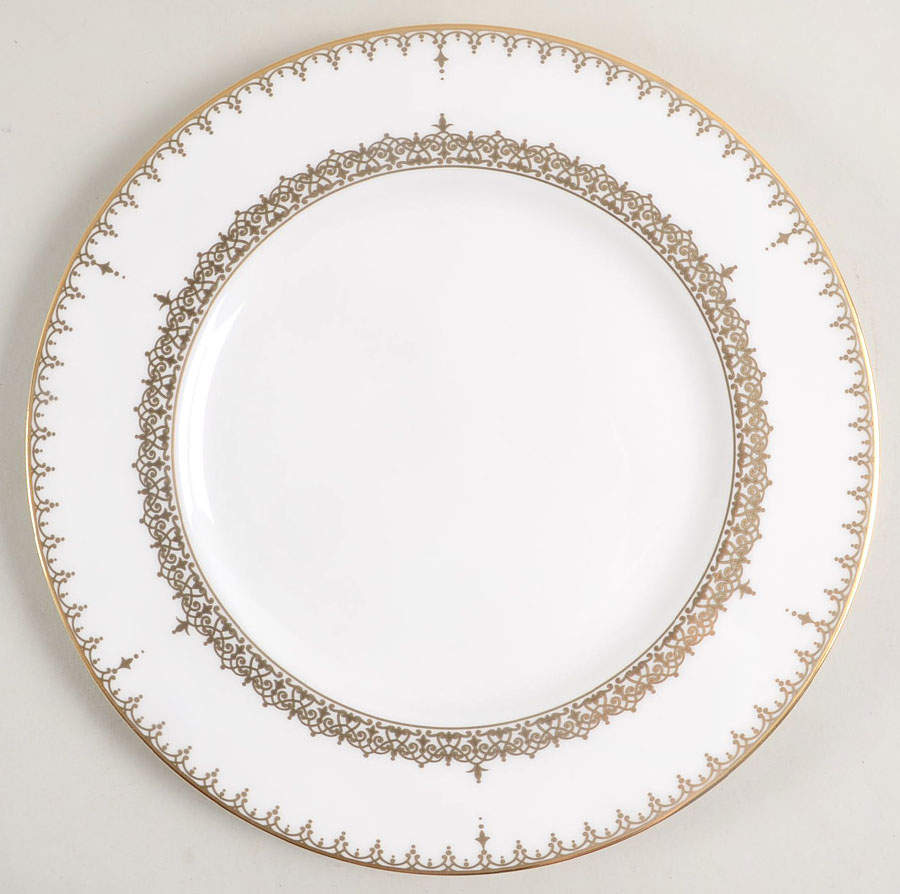Lace Couture Gold Accent Luncheon Plate by Lenox-1