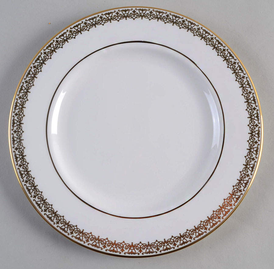 Lace Couture Gold Salad Plate by Lenox-1