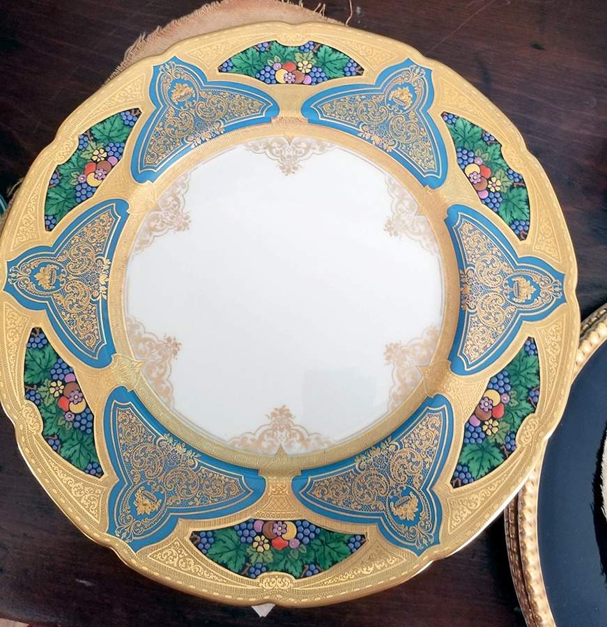 Y75F (Scalloped Blue) Dinner Plate by Lenox-1