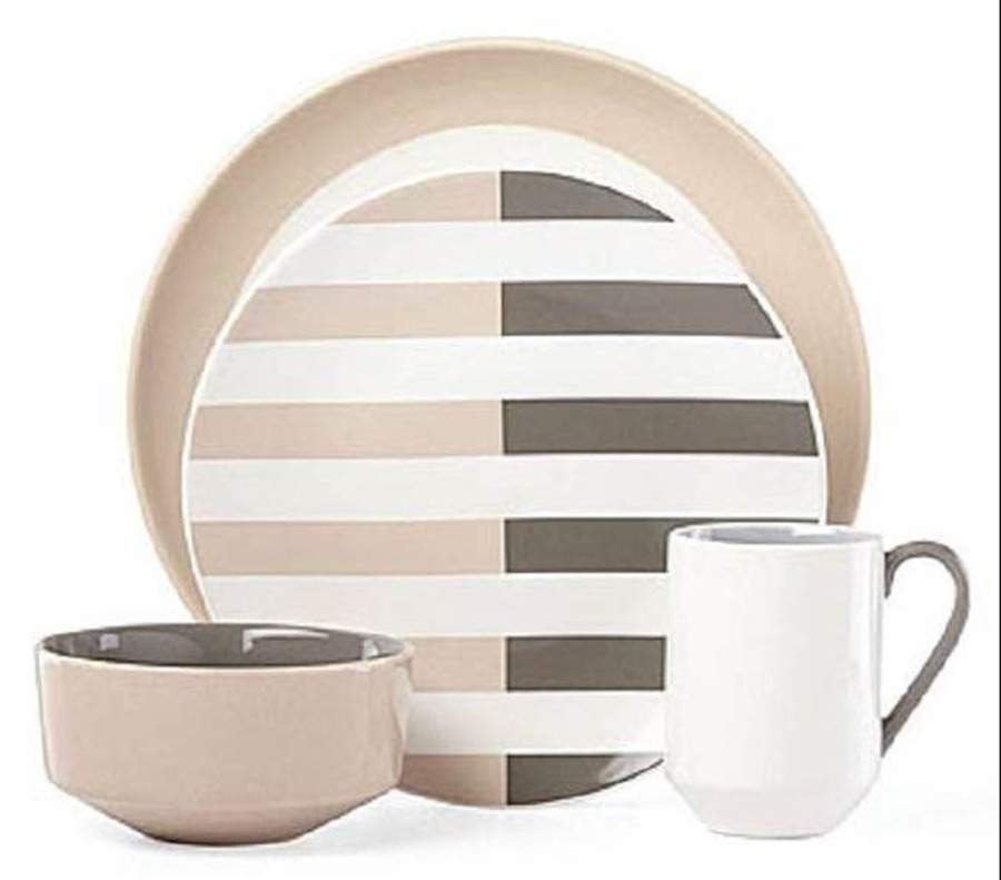 Nolita Gray Accent Luncheon Plate by Lenox-1