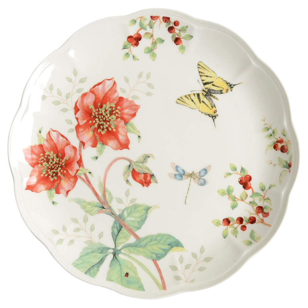 Butterfly Meadow Red Dinner Plate by Lenox-1