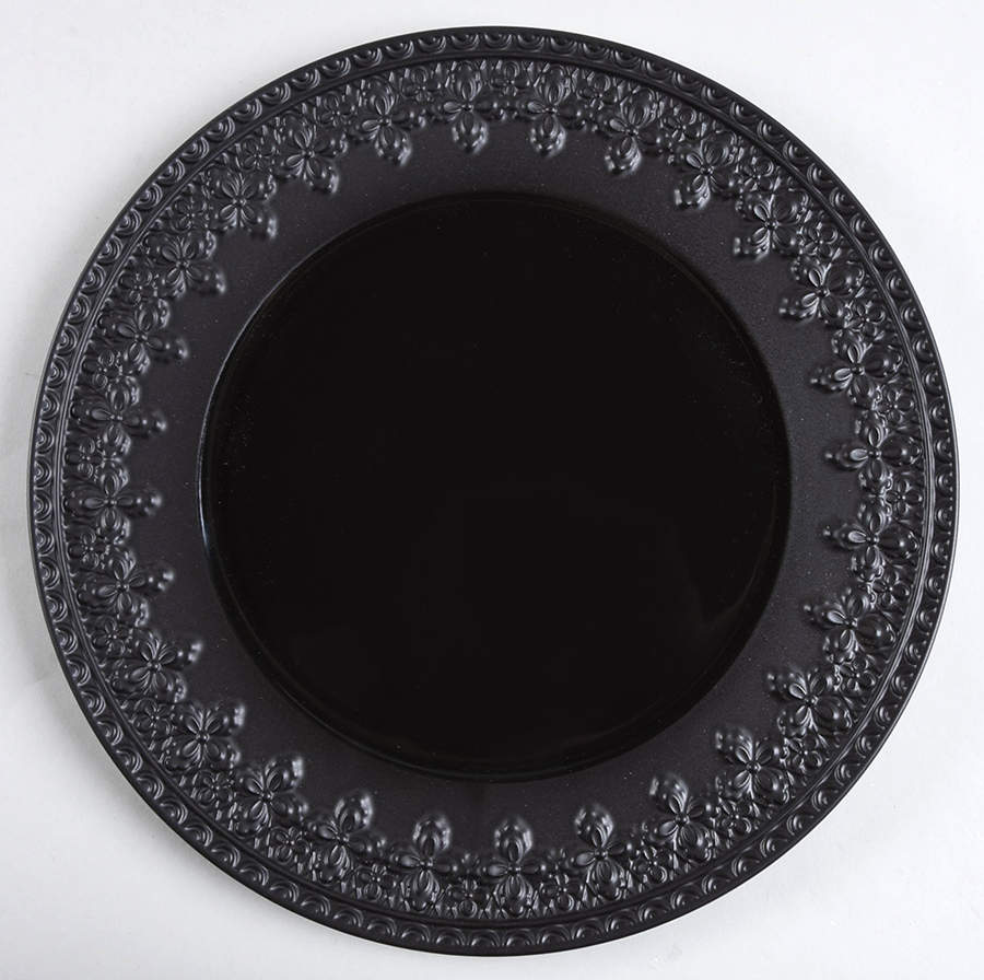 Chelse Muse Fleur Black Matte Dinner Plate by Lenox-1