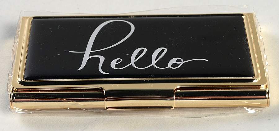 Boudoir Chic-Hello Business Card Holder by Lenox-1