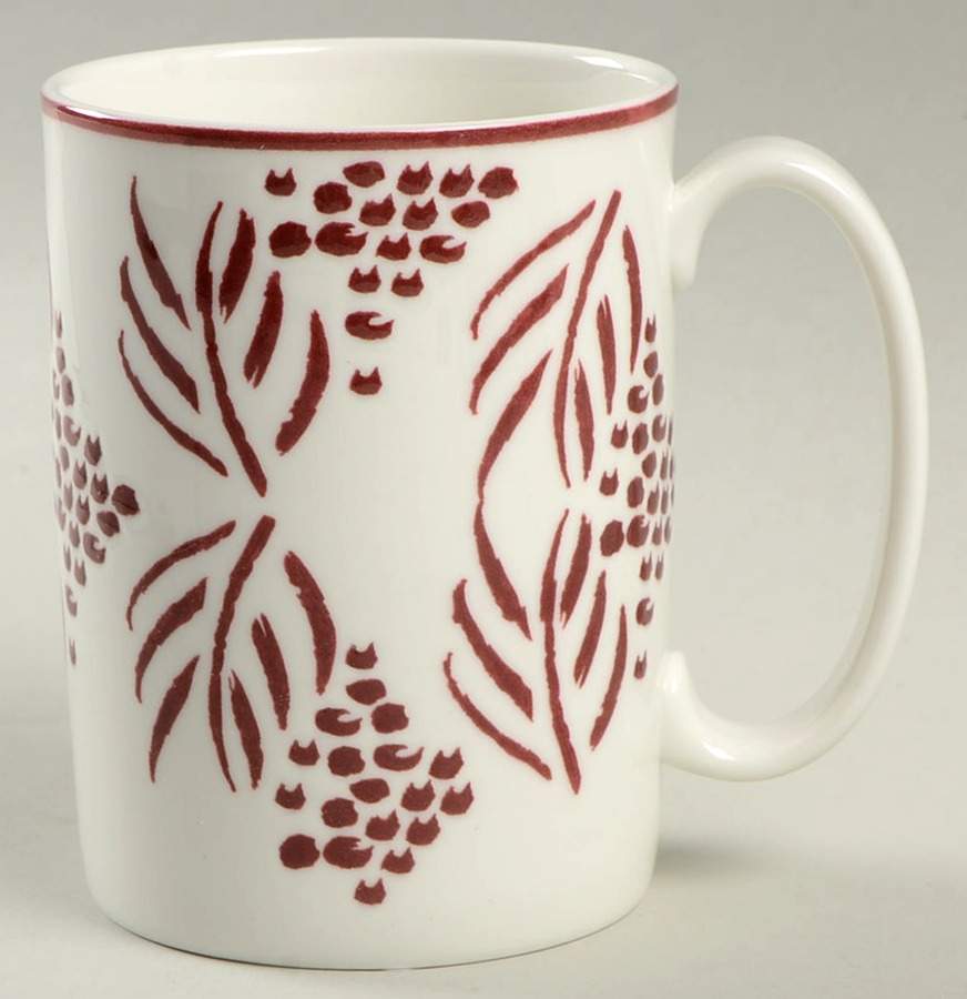 Pointe Berry Cranberry Mug by Lenox-1