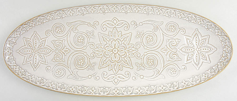 Global Tapestry 21" Oval Serving Platter by Lenox-1