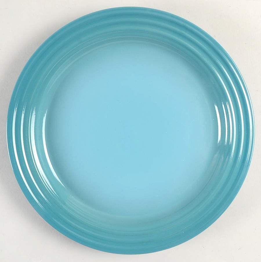 Caribbean Teal Salad Plate by Le Creuset-1