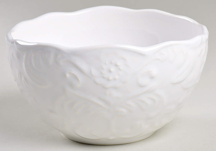 Madeira Heritage White Soup/Cereal Bowl by Laurie Gates-1
