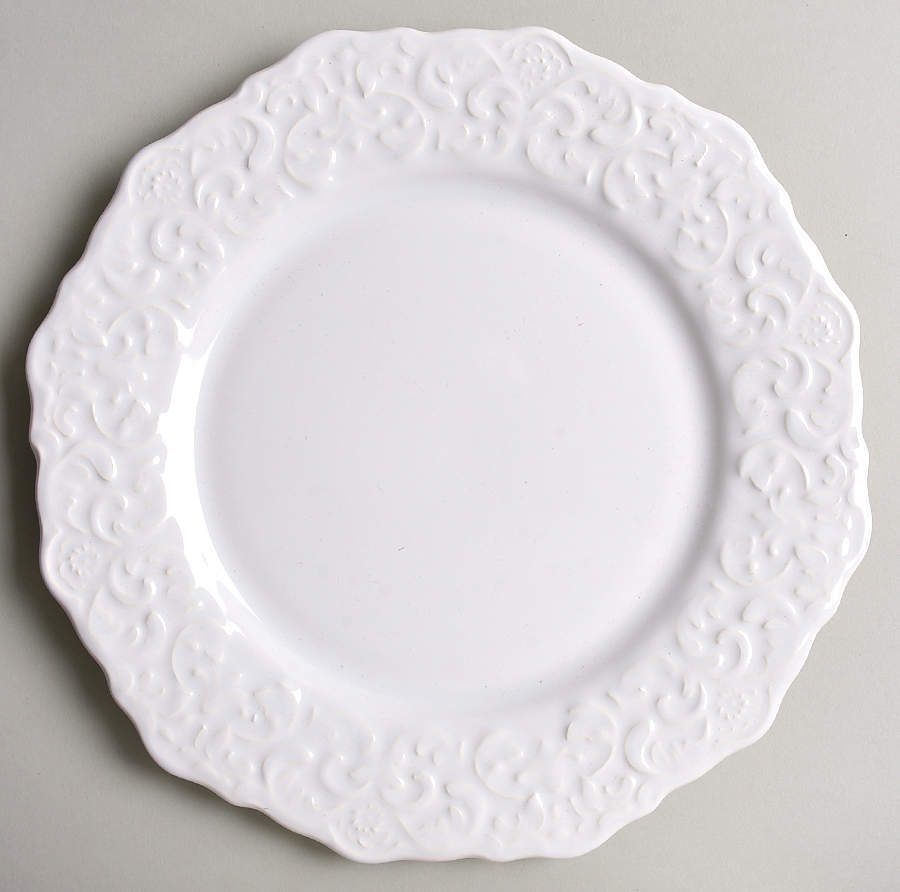 Madeira Heritage White Dinner Plate by Laurie Gates-1