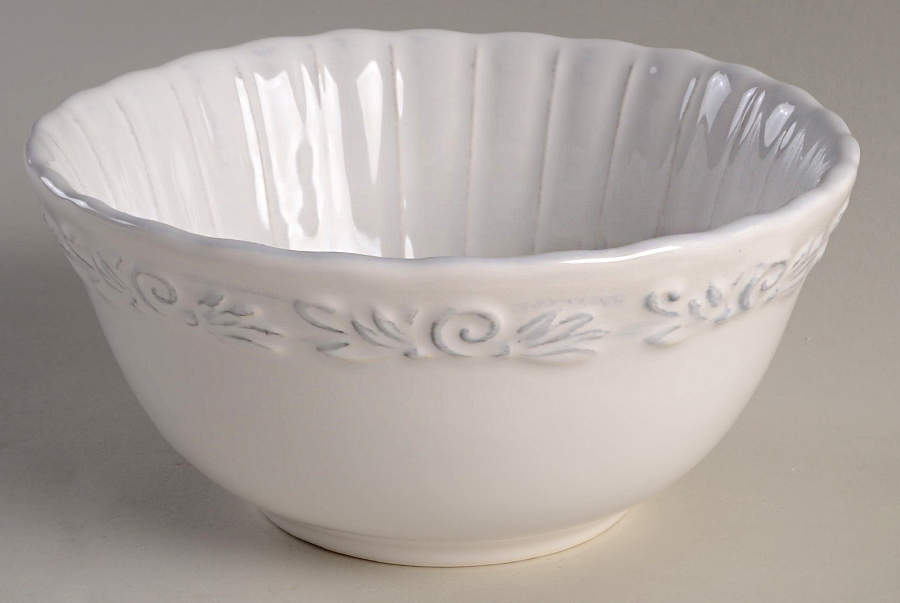 Madeira White Soup/Cereal Bowl by Laurie Gates-1