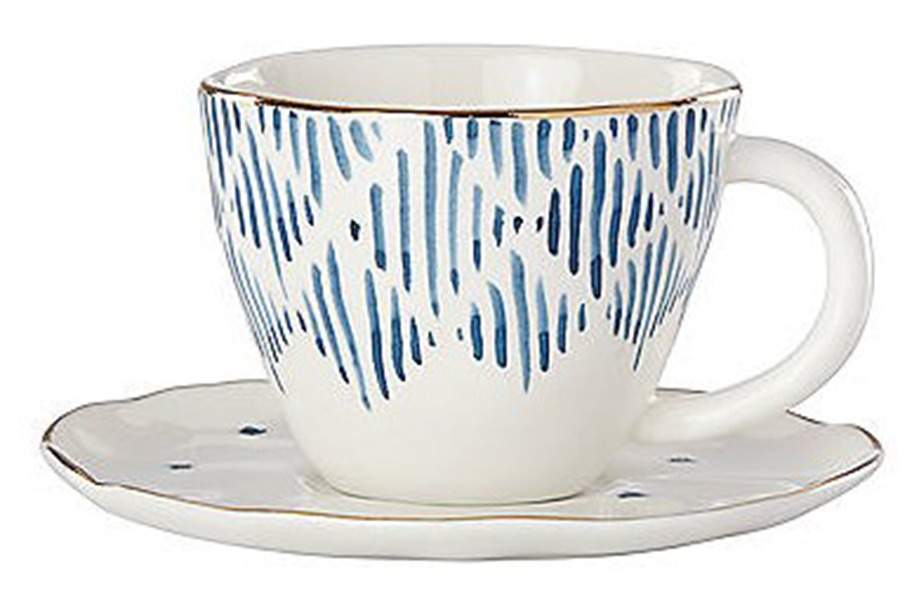 Blue Bay Espresso Cup and Saucer Set by Lenox-1