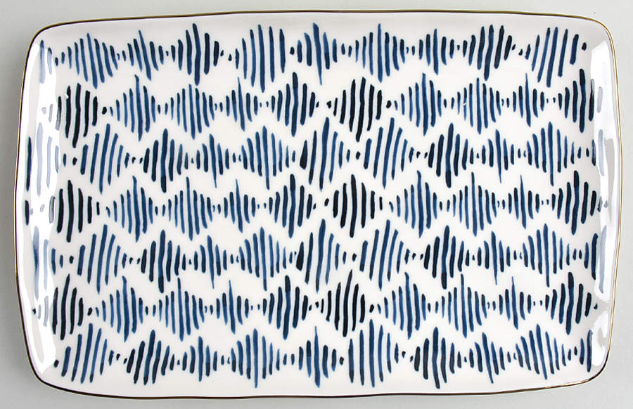 Blue Bay 12" Rectangular Serving Platter by Lenox-1
