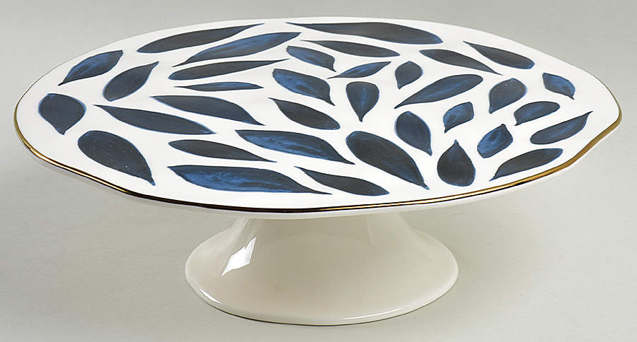 Blue Bay 11" Diameter Pedestal Cake Stand by Lenox-1