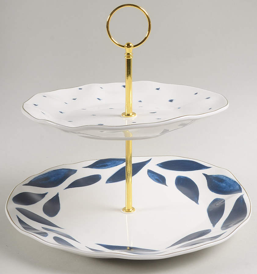 Blue Bay 2-Tier Serving Tray by Lenox-1