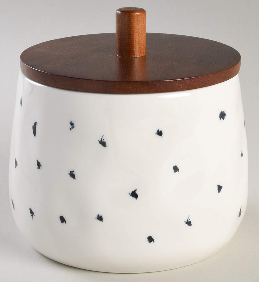 Blue Bay Small Canister & Wood Lid by Lenox-1