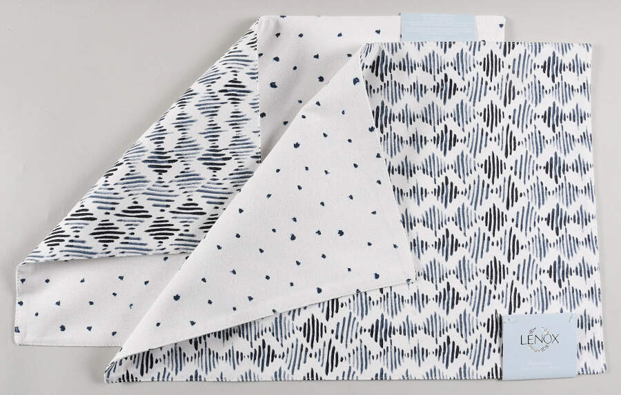 Blue Bay Cloth Reversible Placemat - Set of 2 by Lenox-1