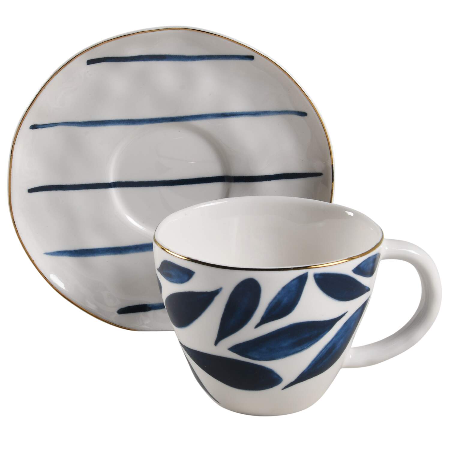 Blue Bay Espresso Cup and Saucer Set by Lenox-1